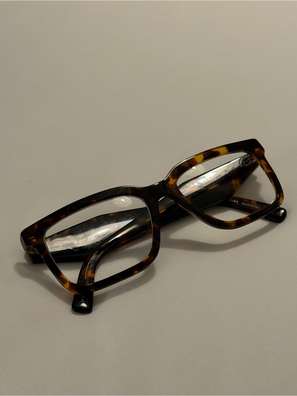 Prada Tortoiseshell Hailey Bieber Eyeglasses
